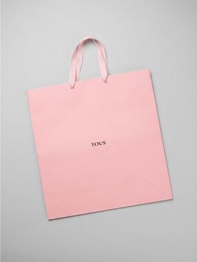 🐽 TOUS XL Gift Bag ~ Baby Pink